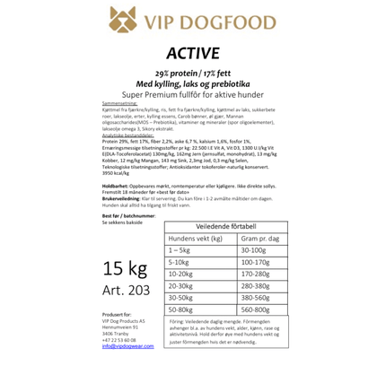 V.I.P Active 15kg