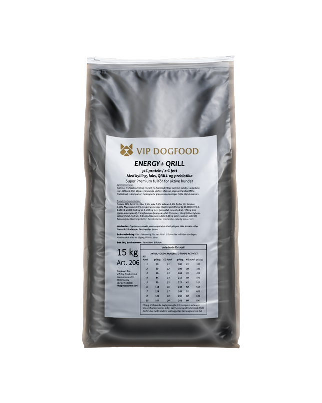 V.I.P Energy+ Qrill 15kg