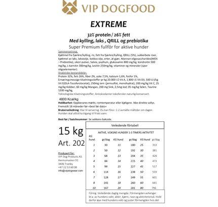 V.I.P Extreme 15kg