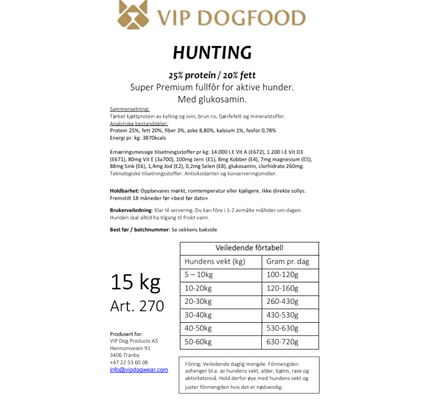 V.I.P Hunting 15kg