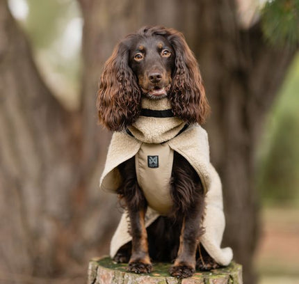 Wool dog jacket
