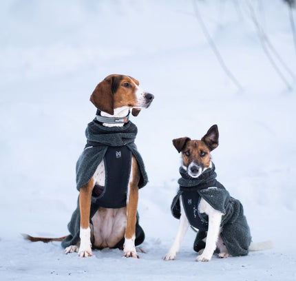Wool dog jacket