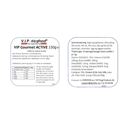 V.I.P Gourmet ACTIVE 150g