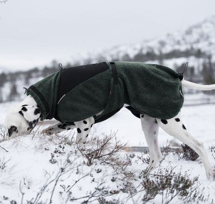 Wool dog jacket